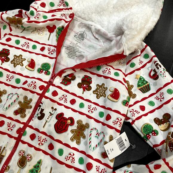 Disney Parks Minnie Mouse Womens Christmas One Piece Pajamas Women's Size S - Picture 2 of 3